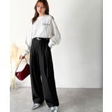 「楽なのにキレイ」シンプルコーデに洗練さをプラス◎タックデザインパンツ | Classical Elf  | 詳細画像31 