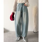 動きやすさとスタイルを両立！切り替えデザインコクーンシルエットデニム | Classical Elf  | 詳細画像11 