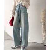 動きやすさとスタイルを両立！切り替えデザインコクーンシルエットデニム | Classical Elf  | 詳細画像13 