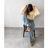 動きやすさとスタイルを両立！切り替えデザインコクーンシルエットデニム | Classical Elf  | 詳細画像17 