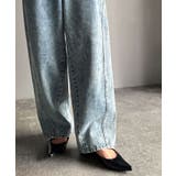 動きやすさとスタイルを両立！切り替えデザインコクーンシルエットデニム | Classical Elf  | 詳細画像27 