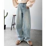 動きやすさとスタイルを両立！切り替えデザインコクーンシルエットデニム | Classical Elf  | 詳細画像1 