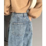 動きやすさとスタイルを両立！切り替えデザインコクーンシルエットデニム | Classical Elf  | 詳細画像28 