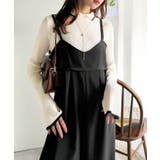 やさしさ香る秋冬レイヤード。キャミデザインワイドサロペットパンツ | Classical Elf  | 詳細画像13 