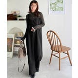 やさしさ香る秋冬レイヤード。キャミデザインワイドサロペットパンツ | Classical Elf  | 詳細画像17 