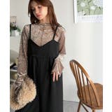 やさしさ香る秋冬レイヤード。キャミデザインワイドサロペットパンツ | Classical Elf  | 詳細画像24 