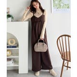 やさしさ香る秋冬レイヤード。キャミデザインワイドサロペットパンツ | Classical Elf  | 詳細画像36 