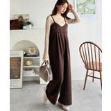 やさしさ香る秋冬レイヤード。キャミデザインワイドサロペットパンツ | Classical Elf  | 詳細画像41 