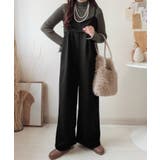 やさしさ香る秋冬レイヤード。キャミデザインワイドサロペットパンツ | Classical Elf  | 詳細画像4 