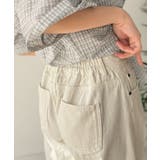 レースにキュン!ラフに攻めて。綿100% レース付きダメージデニムカーブパンツ | Classical Elf | 詳細画像28