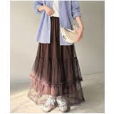 甘すぎない大人のバランス。シンプル合わせでも映える。フリルティアードチュールスカ… | Classical Elf  | 詳細画像16 