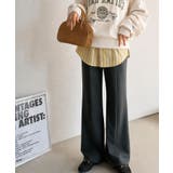 虜になるストレッチが、どんな動きにも心地よくフィット。ジョーゼットフレアスラック… | Classical Elf | 詳細画像20
