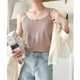 お洒落レディのマストアイテム。Wストラップカップ付キャミ | Classical Elf  | 詳細画像8 