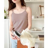 お洒落レディのマストアイテム。Wストラップカップ付キャミ | Classical Elf  | 詳細画像11 