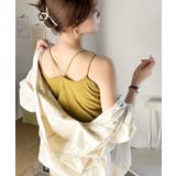 お洒落レディのマストアイテム。Wストラップカップ付キャミ | Classical Elf  | 詳細画像14 