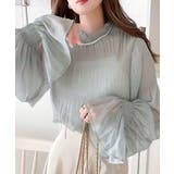 大人の魅力溢れるシアートップス。プリーツシアーインナー | Classical Elf | 詳細画像6