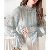 大人の魅力溢れるシアートップス。プリーツシアーインナー | Classical Elf | 詳細画像7