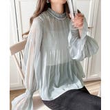 大人の魅力溢れるシアートップス。プリーツシアーインナー | Classical Elf | 詳細画像9