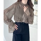 大人の魅力溢れるシアートップス。プリーツシアーインナー | Classical Elf | 詳細画像13