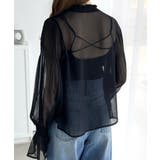 大人の魅力溢れるシアートップス。プリーツシアーインナー | Classical Elf | 詳細画像19