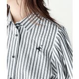 爽やかふんわりテイスト。タック入りボリュームスリーブ胸刺繍サッカーシャツ | Classical Elf | 詳細画像20