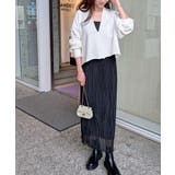 感度の高いスタイリングが叶う優秀item。ランダムプリーツ裾メロウシャイニーシア… | Classical Elf  | 詳細画像23 