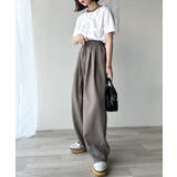 トレンドのディテールが魅力。シルケットフラワーカーブロゴリンガー半袖Tシャツ | Classical Elf  | 詳細画像21 