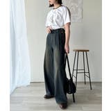 トレンドのディテールが魅力。シルケットフラワーカーブロゴリンガー半袖Tシャツ | Classical Elf  | 詳細画像23 