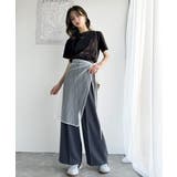 トレンドのディテールが魅力。シルケットフラワーカーブロゴリンガー半袖Tシャツ | Classical Elf  | 詳細画像31 