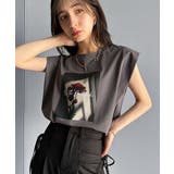 シンプルなのに着映える!お花フォトプリントシルケット加工フレンチスリーブTシャツ… | Classical Elf | 詳細画像17