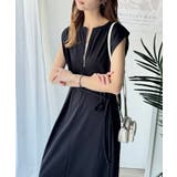 品よく映える!前後2wayシルケットファスナー使いワンピース(ロング丈) | Classical Elf | 詳細画像8