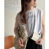春夏コーデの主役!シルケット胸元刺繍サイド裾スリット入りノースリーブカットソー | Classical Elf | 詳細画像6