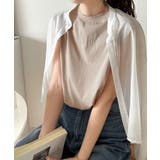春夏コーデの主役!シルケット胸元刺繍サイド裾スリット入りノースリーブカットソー | Classical Elf | 詳細画像24