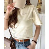 1枚で今っぽデザイン♪PAEAN刺繍配色ステッチチビTシャツ（半袖） | Classical Elf  | 詳細画像9 