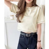 1枚で今っぽデザイン♪PAEAN刺繍配色ステッチチビTシャツ（半袖） | Classical Elf  | 詳細画像11 