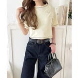 1枚で今っぽデザイン♪PAEAN刺繍配色ステッチチビTシャツ（半袖） | Classical Elf  | 詳細画像14 