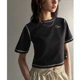 1枚で今っぽデザイン♪PAEAN刺繍配色ステッチチビTシャツ（半袖） | Classical Elf  | 詳細画像18 