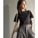 1枚で今っぽデザイン♪PAEAN刺繍配色ステッチチビTシャツ（半袖） | Classical Elf  | 詳細画像23 