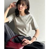 1枚で今っぽデザイン♪PAEAN刺繍配色ステッチチビTシャツ（半袖） | Classical Elf  | 詳細画像25 