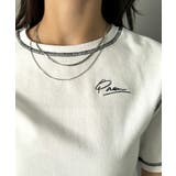 1枚で今っぽデザイン♪PAEAN刺繍配色ステッチチビTシャツ（半袖） | Classical Elf  | 詳細画像32 