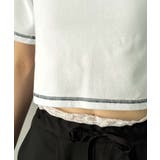 1枚で今っぽデザイン♪PAEAN刺繍配色ステッチチビTシャツ（半袖） | Classical Elf  | 詳細画像34 