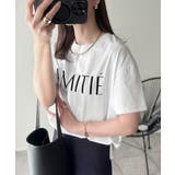 ワンランク上の大人シンプルベーシック。シルケット加工フロッキープリントTシャツ | Classical Elf | 詳細画像4
