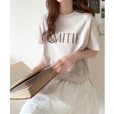 ワンランク上の大人シンプルベーシック。シルケット加工フロッキープリントTシャツ | Classical Elf | 詳細画像18