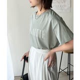 ワンランク上の大人シンプルベーシック。シルケット加工フロッキープリントTシャツ | Classical Elf | 詳細画像30