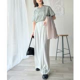 ワンランク上の大人シンプルベーシック。シルケット加工フロッキープリントTシャツ | Classical Elf | 詳細画像31