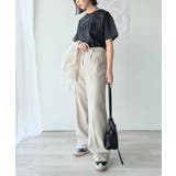 ワンランク上の大人シンプルベーシック。シルケット加工フロッキープリントTシャツ | Classical Elf | 詳細画像40