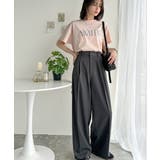 ワンランク上の大人シンプルベーシック。シルケット加工フロッキープリントTシャツ | Classical Elf | 詳細画像48
