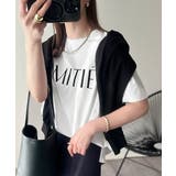 ワンランク上の大人シンプルベーシック。シルケット加工フロッキープリントTシャツ | Classical Elf | 詳細画像2