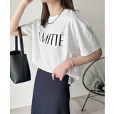 ワンランク上の大人シンプルベーシック。シルケット加工フロッキープリントTシャツ | Classical Elf | 詳細画像3