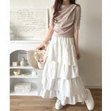 女性らしさ格上げ。ハーフスリーブアシメドレープカットソー | Classical Elf | 詳細画像29